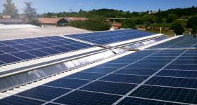 Impianto fotovoltaico situato a Monte San Savino (AR) - sviluppa 100KwP