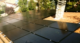 Impianto fotovoltaico in località Sole Pineta - Magione (PG), sviluppa 20KW/p